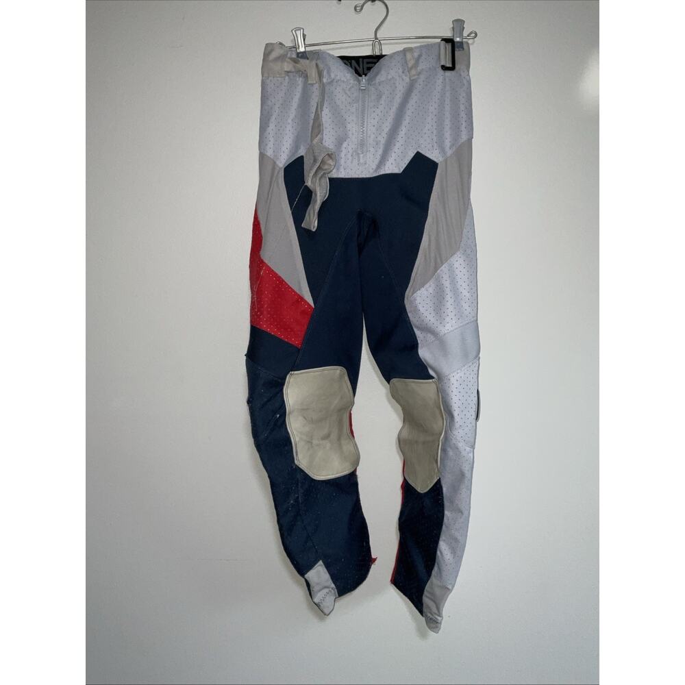 O'Neal Motocross Pants Men 34 Racing Elements Moto ATV Protective Pants Blue Red